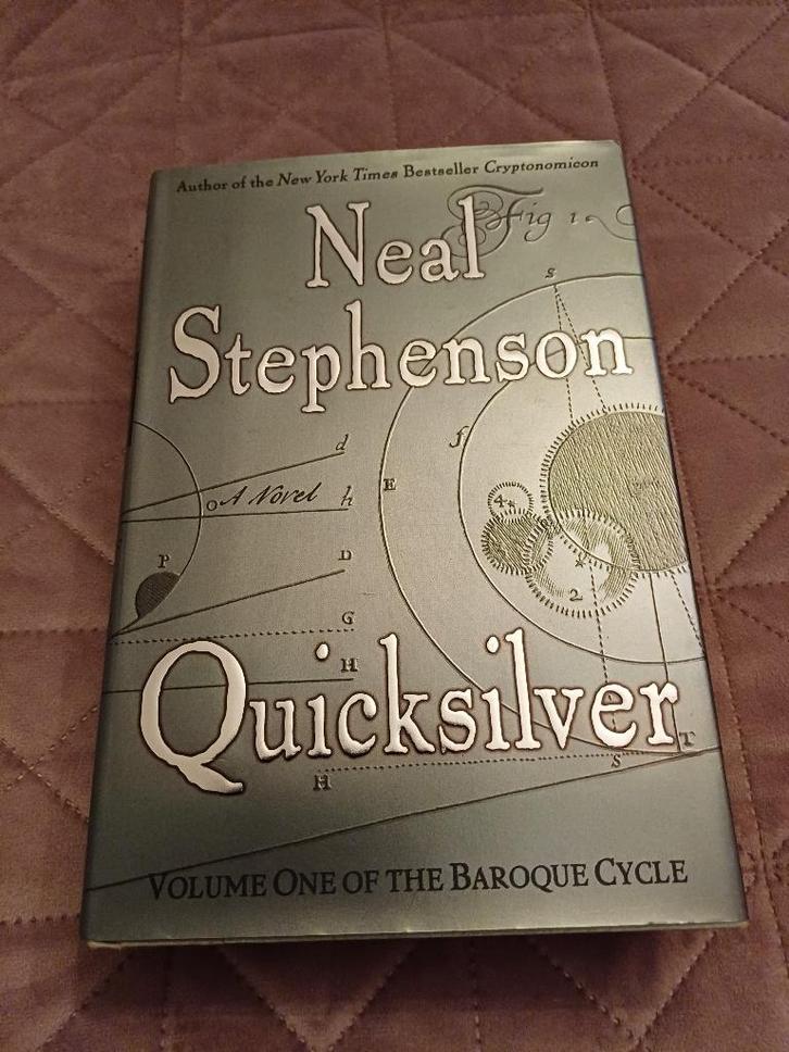 Neal Stephenson Quicksilver Baroque Cycle Volume 1 Hardcove, Boeken, Avontuur en Actie, Gelezen, Ophalen