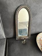 Oude Spiegel met Kaarsenstandaard, Ophalen of Verzenden, Overige vormen, Minder dan 50 cm, Minder dan 100 cm