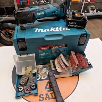 Makita DTM51ZJX3 Accessoire Set + 2x Accu 18v 5.0 beschikbaar voor biedingen