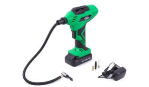 Accu compressor, NU € 34,99, 10 bar, 12 V, 1.3 Ah, Doe-het-zelf en Verbouw, Compressors, Nieuw, Minder dan 6 bar, Minder dan 25 liter