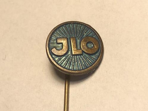 Metalen ILO / JLO Motoren Speld (Blauw/Metaalkleur)., Verzamelen, Speldjes, Pins en Buttons, Zo goed als nieuw, Speldje of Pin
