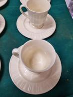 kop en schotels 5/6 creme queens garden, Ophalen of Verzenden