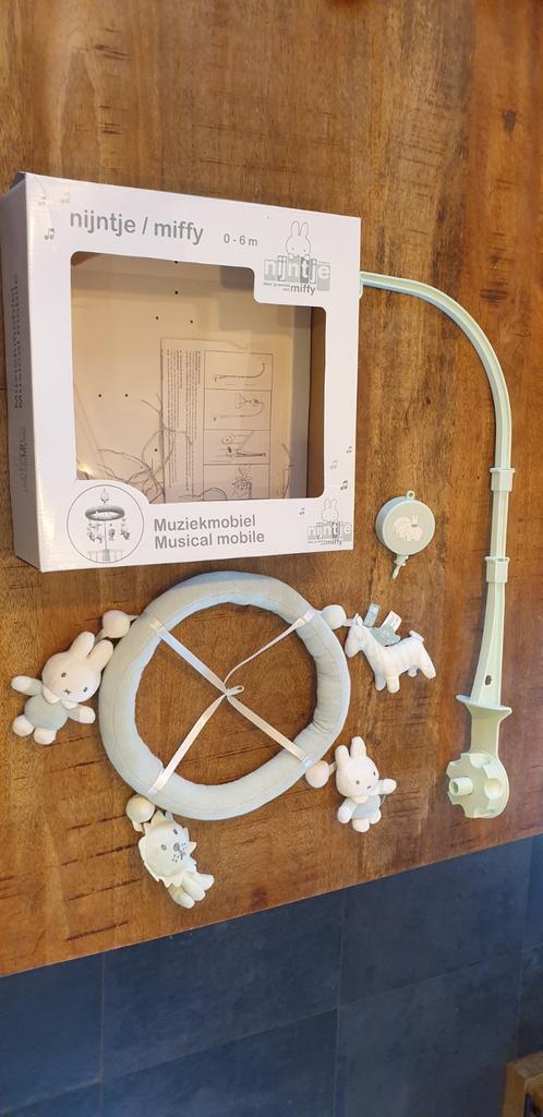 Z.g.a.n. Nijntje muziekmobiel mint safari, Kinderen en Baby's, Kinderkamer | Inrichting en Decoratie, Zo goed als nieuw, Overige typen