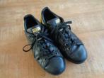 Adidas Stan Smith sneakers schoenen maat 36 zwart met goud, Adidas, Zwart, Ophalen of Verzenden, Sneakers of Gympen