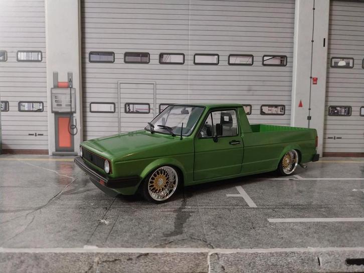 SALE : Verlaagde volkswagen caddy mk1, Hobby en Vrije tijd, Modelauto's | 1:18, Nieuw, Auto, Solido, Ophalen of Verzenden