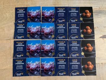 22 Holland Casino Vouchers voor Hapjes & Drankjes beschikbaar voor biedingen