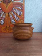 Vetter bloempot. Retro. W-Germany. Ribbel. Mid Century, Antiek en Kunst, Antiek | Keramiek en Aardewerk, Ophalen of Verzenden