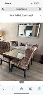 Eric kuster eettafel, Huis en Inrichting, Ophalen, Gebruikt, Glas, 50 tot 100 cm