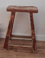 Schattig vintage Zweeds krukje, Ophalen, Gebruikt, Hout