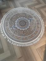 Carpet, Beige, Rond, Ophalen of Verzenden, Zo goed als nieuw