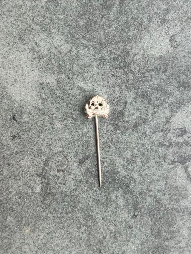 Duitse Totenkopf speld Panzer/SS origineel wo2 ww2, Verzamelen, Militaria | Tweede Wereldoorlog, Landmacht, Duitsland, Ophalen of Verzenden