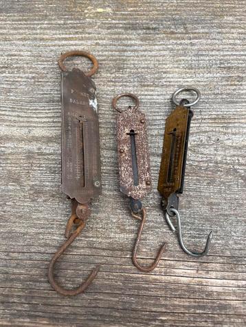 3 oude  pocket balance wegen jaren 60-70 vintage €20 beschikbaar voor biedingen