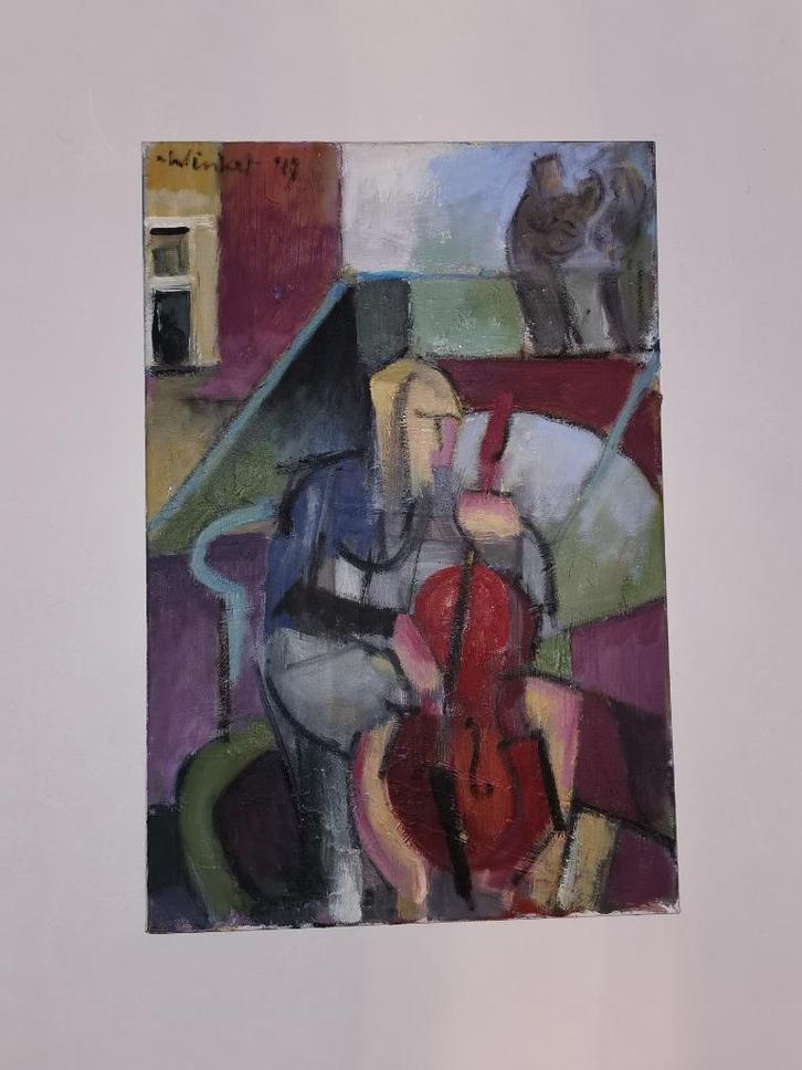 Origineel werk van Arien Winkel  Met certificaat, Antiek en Kunst, Kunst | Schilderijen | Klassiek, Ophalen