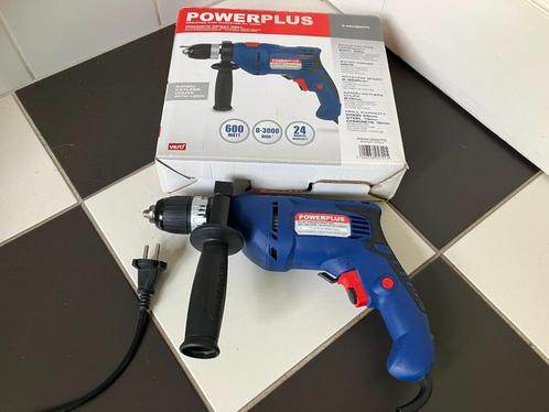 Klopboormachine boormachine PowerPlus - 600 watt -Zie foto's, Doe-het-zelf en Verbouw, Gereedschap | Boormachines, Gebruikt, Boormachine