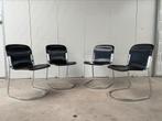 Vintage Cidue C2 Stoelen Willy Rizzo, Huis en Inrichting, Stoelen, Ophalen, Gebruikt, Zwart, Eén