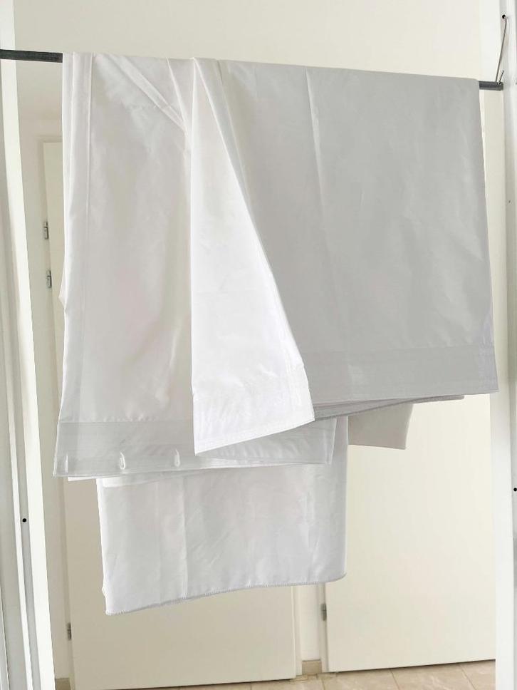 2 waveplooi gordijnen (345 x 265cm)en(345 x 260cm), Huis en Inrichting, Stoffering | Gordijnen en Lamellen, Nieuw, 200 cm of meer