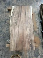Suar boomstamtafel blad 160cm x 80cm x 5cm, Huis en Inrichting, Overige materialen, Nieuw, Drempt@ars-longa.nl, Rechthoekig