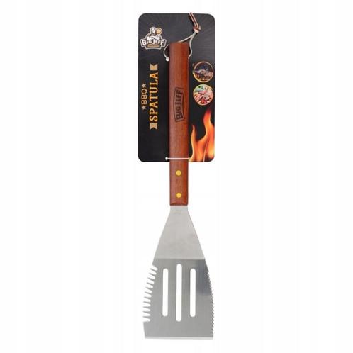 🔥Nieuw: Big Jeff BBQ spatel met dubbele kartelrand🏷️GRATIS, Tuin en Terras, Barbecue-accessoires, Nieuw, Verzenden