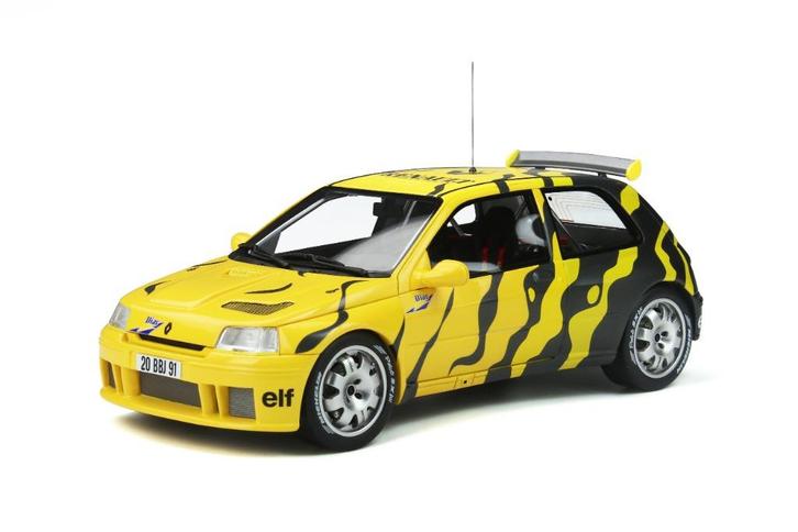 Renault Clio Maxi Kit Car Rally Sport Geel OttoMobile OT822, Hobby en Vrije tijd, Modelauto's | 1:18, Nieuw, Auto, OttOMobile