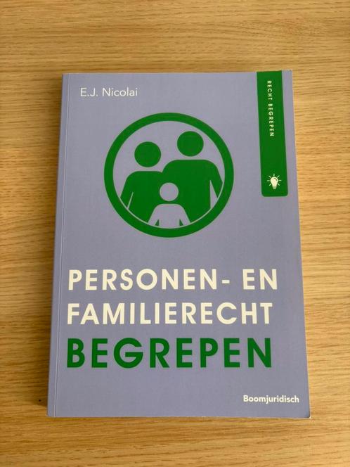 E.J. Nicolai - Personen- en Familierecht begrepen, Boeken, Wetenschap, Zo goed als nieuw, Ophalen of Verzenden