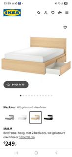 2 persoonsbed 180x200, Huis en Inrichting, Slaapkamer | Bedden, Ophalen, Tweepersoons, Zo goed als nieuw, 180 cm