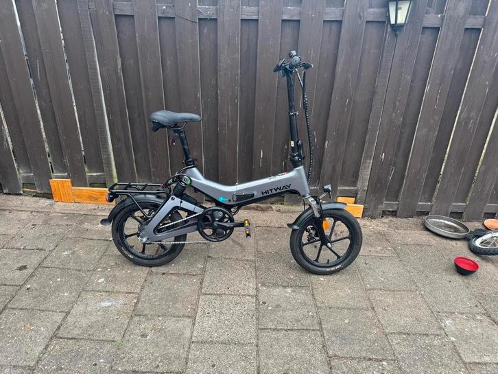 Hitway Elektrische Vouwfiets, Fietsen en Brommers, Fietsen | Vouwfietsen, Nieuw, Overige merken, 14 tot 16 inch, Totaal opvouwbaar