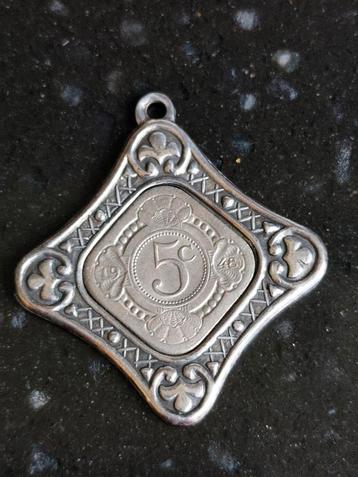 Kettinghanger van Curaçao, 5 cent, 1948 met sierrand beschikbaar voor biedingen