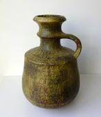Keramiek grote vaas met oor bruingroen Mobach 3495-k, Antiek en Kunst, Antiek | Keramiek en Aardewerk, Ophalen of Verzenden