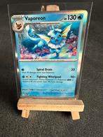 Vaporeon holo 134/165 Pokémon Mew 151, Ophalen of Verzenden, Zo goed als nieuw