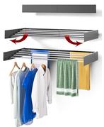 Inklapbaar wanddroogrek - ruimtebesparend en stijlvol, Ophalen, Zo goed als nieuw, Wasrek