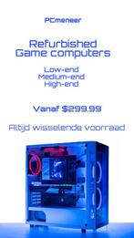 🎮Refurbished game computers op voorraad vanaf €299,95 🎮, PCmeneer, Virtual Reality, Ophalen of Verzenden, Zo goed als nieuw