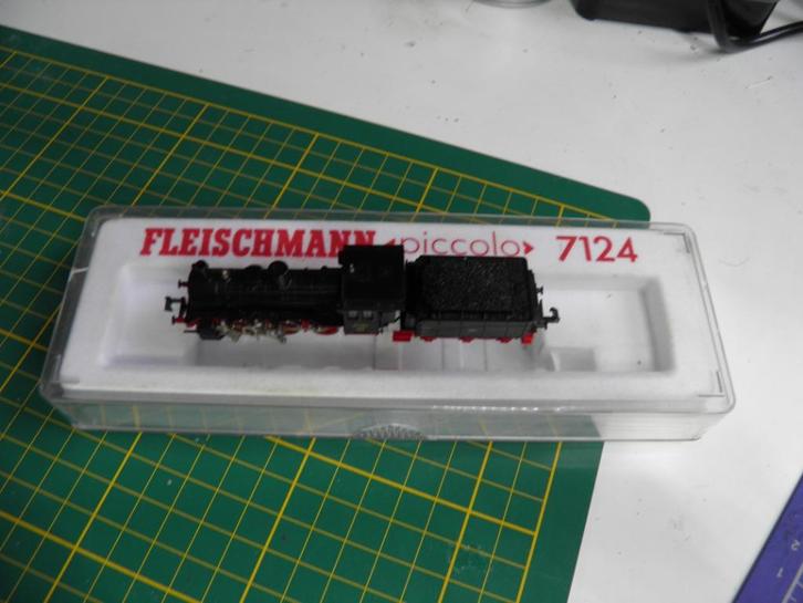 Fleischmann DB tstoomlokomotief N-spoor, Hobby en Vrije tijd, Modeltreinen | N-Spoor, Zo goed als nieuw, Locomotief, Gelijkstroom