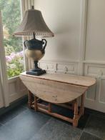 Oudgrenen sidetable/ eettafel, Ophalen, Gebruikt, 25 tot 50 cm, Rechthoekig