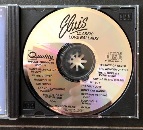 Elvis Presley - Classic Love Ballads CD en Heartbreak hotel, Cd's en Dvd's, Cd's | Overige Cd's, Gebruikt, Ophalen of Verzenden