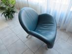 Leolux Papageno, design fauteuil, blauw, Ophalen, Gebruikt, Minder dan 75 cm, Design