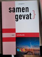 Samengevatt - Vwo Scheikunde, R.J. van der Vecht; E.J. Gijben, Nederlands, Ophalen of Verzenden, VWO