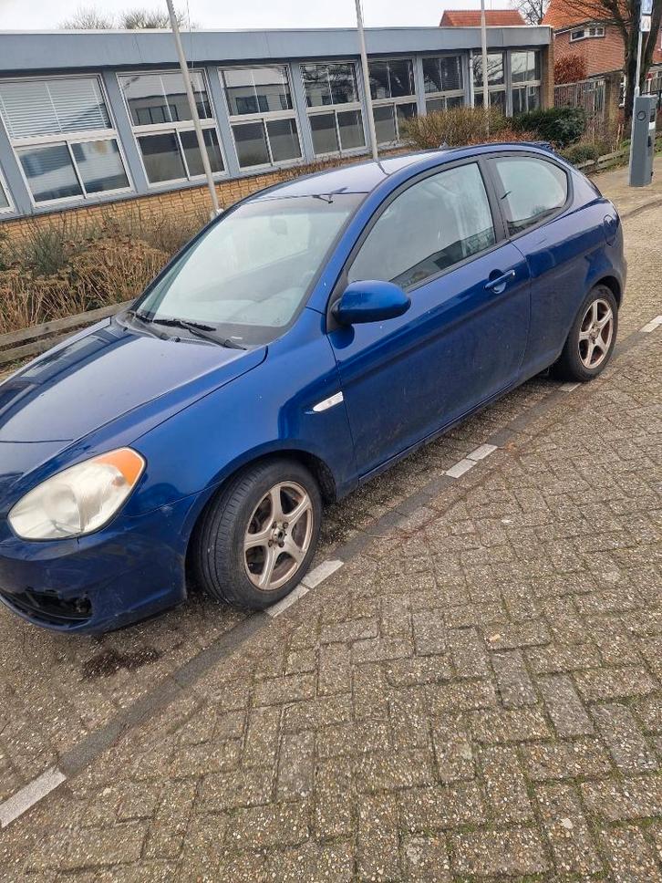 Hyundai Accent 1.4 3DRS 2007 Blauw, Auto's, Hyundai, Particulier, Accent, Centrale vergrendeling, Isofix, Metallic lak, Mistlampen
