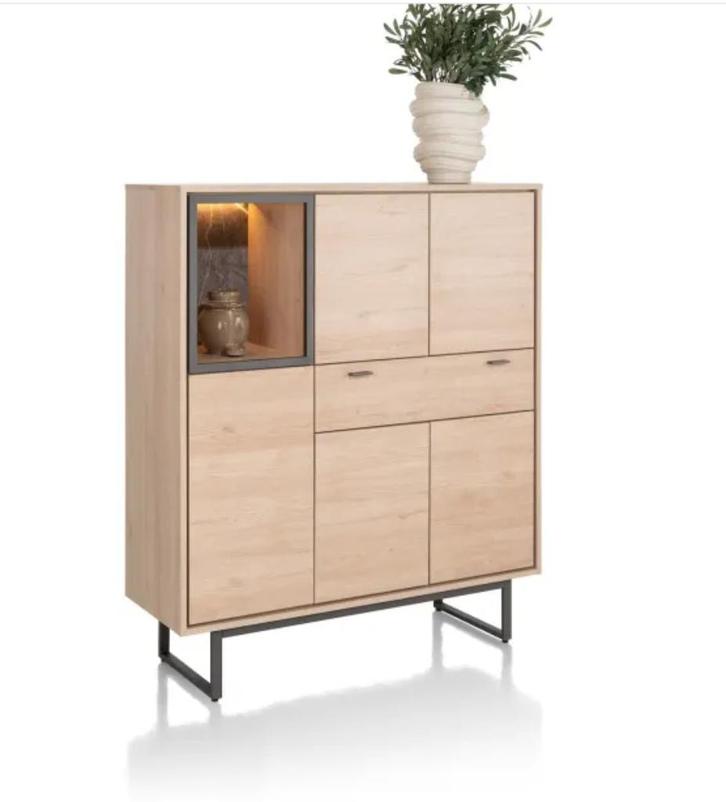 XOOON Highboard Helsinki, Huis en Inrichting, Kasten | Wandmeubels, Nieuw, Minder dan 100 cm, Minder dan 150 cm, 25 tot 50 cm