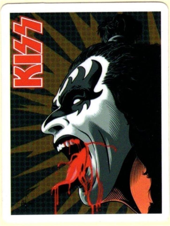 Kiss sticker #10, Verzamelen, Muziek, Artiesten en Beroemdheden, Nieuw, Foto of Kaart, Ophalen of Verzenden