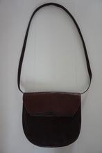 Bally schoudertas bruin leer vintage dames tas uit Italië, Sieraden, Tassen en Uiterlijk, Overige merken, Bruin, Ophalen of Verzenden