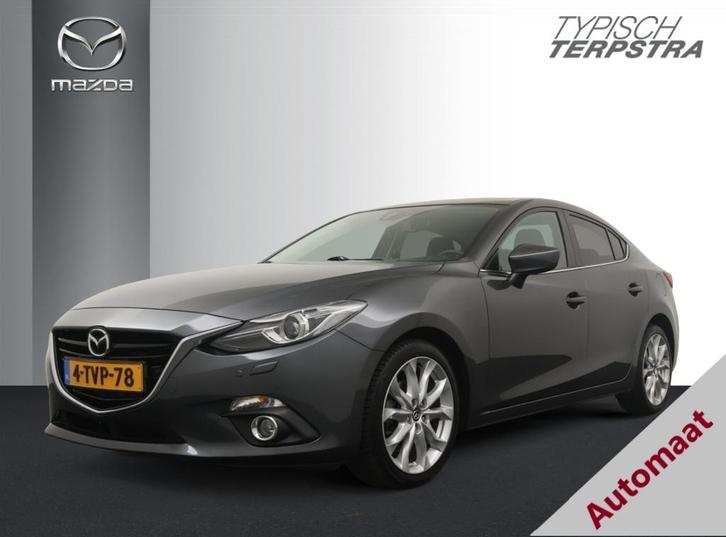 Mazda 3 Sedan SKYACTIV-G 120 Automaat GT-M, Auto's, Mazda, ABS, Airbags, Airconditioning, Bluetooth, Boordcomputer, Cruise Control