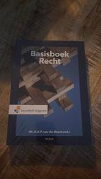Basisboek recht, O.A.P. van der Roest, Ophalen of Verzenden, Zo goed als nieuw, Nederlands