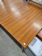 Vintage Teakhouten Uitschuifbare Eettafel, Huis en Inrichting, Tafels | Eettafels, Ophalen, Gebruikt, 100 tot 150 cm, .