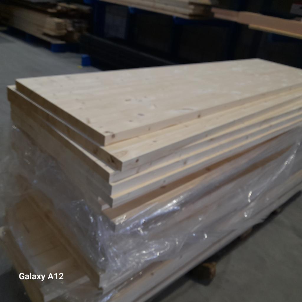 Vuren timmerpanelen/werkbladen, Doe-het-zelf en Verbouw, Niet ingevuld, Nieuw, Niet ingevuld, Ophalen