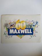 Oude sticker.  60 jaar MAXWELL.  ELECTRO-HIFI-VIDEO., Verzamelen, Stickers, Ophalen of Verzenden, Zo goed als nieuw