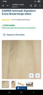 Gamma Laminaat, Huis en Inrichting, Stoffering | Vloerbedekking, Ophalen, Nieuw, Beige, Laminaat