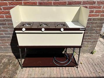 Camping GasKomfoor - Gasstel retro vintage - Merk Invincible beschikbaar voor biedingen