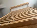 NEIDEN bedframe + LURÖY bodem 140x200 grenen, Huis en Inrichting, Ophalen, Tweepersoons, 140 cm, Zo goed als nieuw