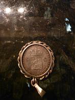 Zilveren Halve Gulden als Hanger, Postzegels en Munten, Munten | Nederland, Ophalen of Verzenden