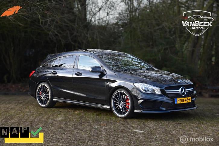 Mercedes CLA-klasse Shooting Brake AMG 45 Edition 1, Auto's, Mercedes-Benz, Bedrijf, Te koop, CLA, 4x4, ABS, Airbags, Airconditioning